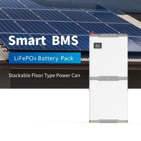 Blue Carbon 15kWh/48V300AH Lithium Ion LifePO4 Battery Stack with Smart BMS