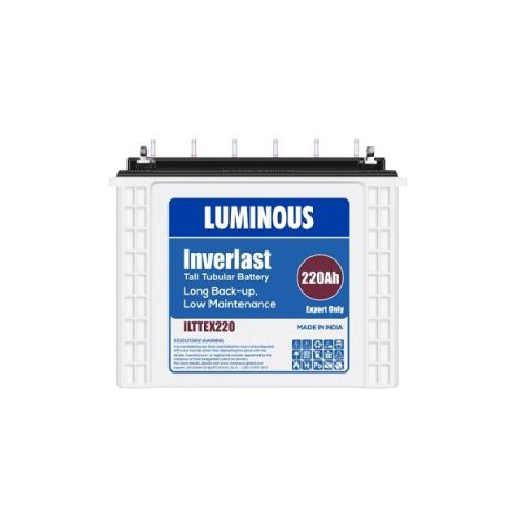 luminous Inverlast 220Ah Tall Tubular Battery