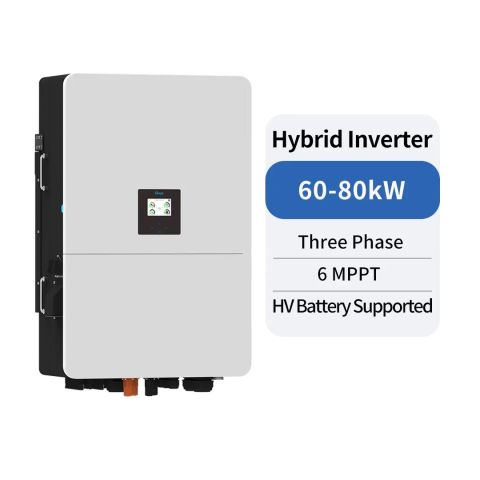 Deye SUN 80kW Three Phase Hybrid Inverter HV - SUN-80K-SG02HP3-EU-EM6