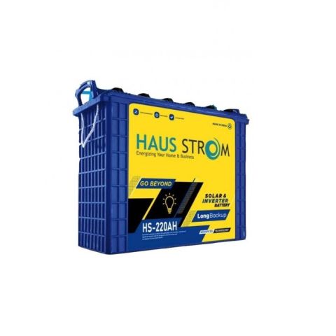 HAUS STROM Solar Tubular Battery HS-220AH 12V