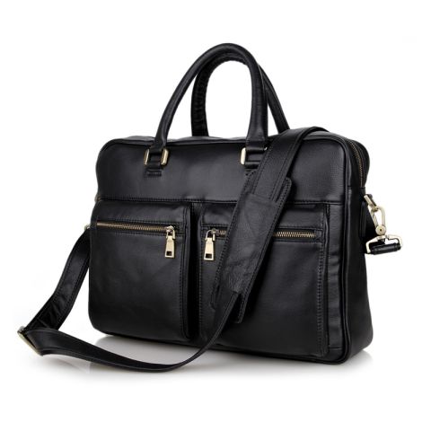 Business Men Leather Laptop Bags Man Crossbody