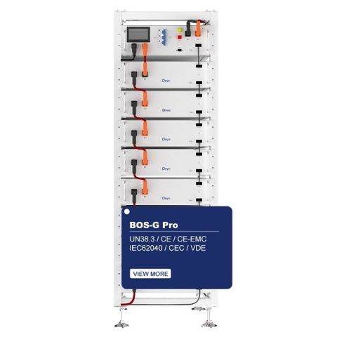 Deye BOS-G Pro HV 40.96kWh Lithium Battery ESS with Complete BMU