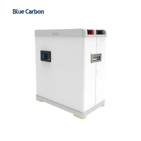 Blue Carbon 5kWh/48V100AH Lithium Ion LifePO4 Battery Stack with Display 