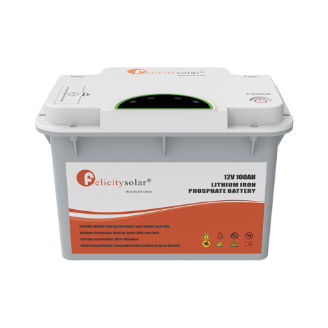 Felicity FLA 1.28kWh 12V 100Ah Lithium Ion Battery - FLA 12100
