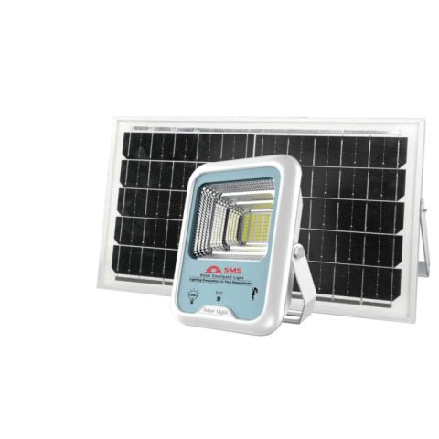 100W SMS Solar Flood Courtyard Light 