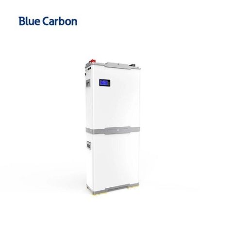 Blue Carbon 15kWh/48V300AH Lithium Ion LifePO4 Battery Stack with Display