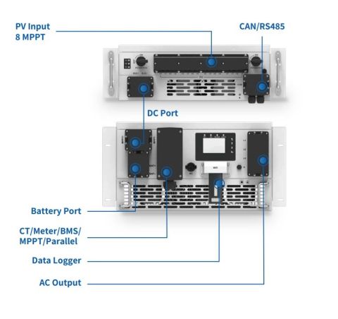 Deye 125kW HV PCS Module 125kW/BOS-B Pro-A3 Commercial & Industrial Applications